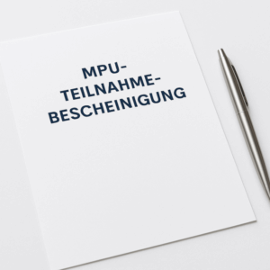 Teilnahmebescheinigung